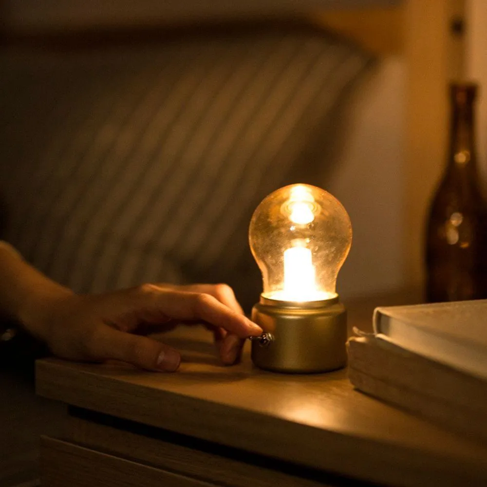 Vintage Light Bulb Style Night Lamp