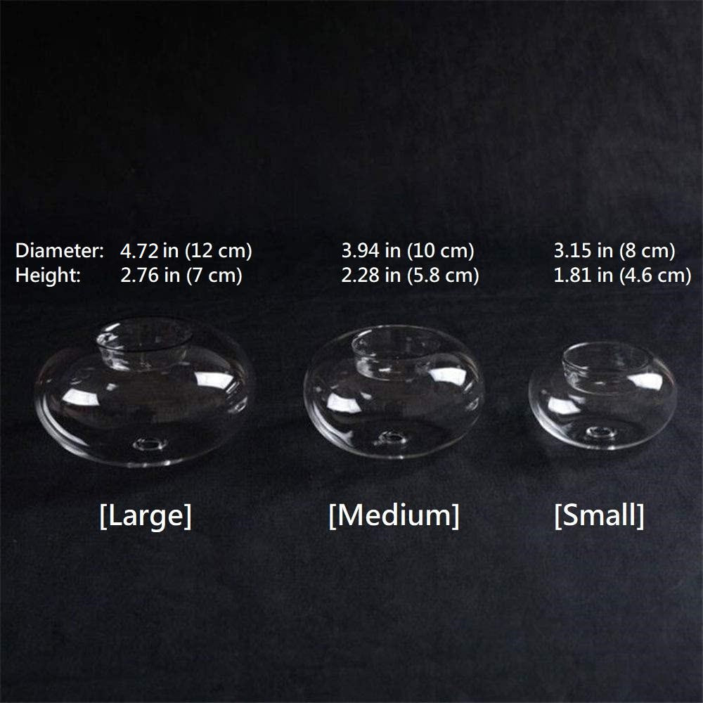 Ellipsoid Glass Tealight Holder