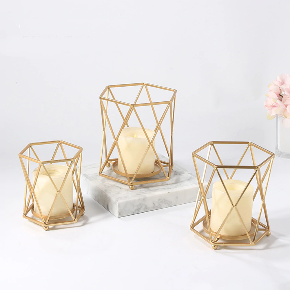 Minimalist Geometric Pillar Candle Holder