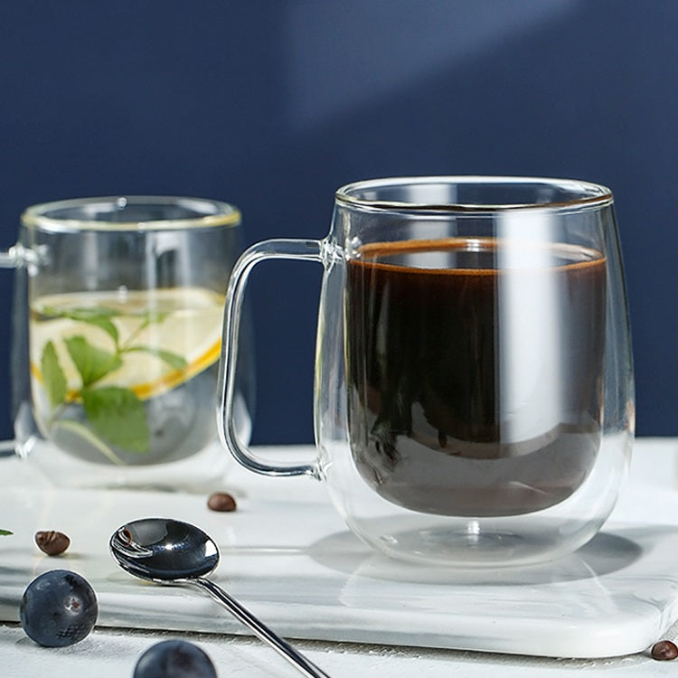 Double Wall Glass Coffee Mug