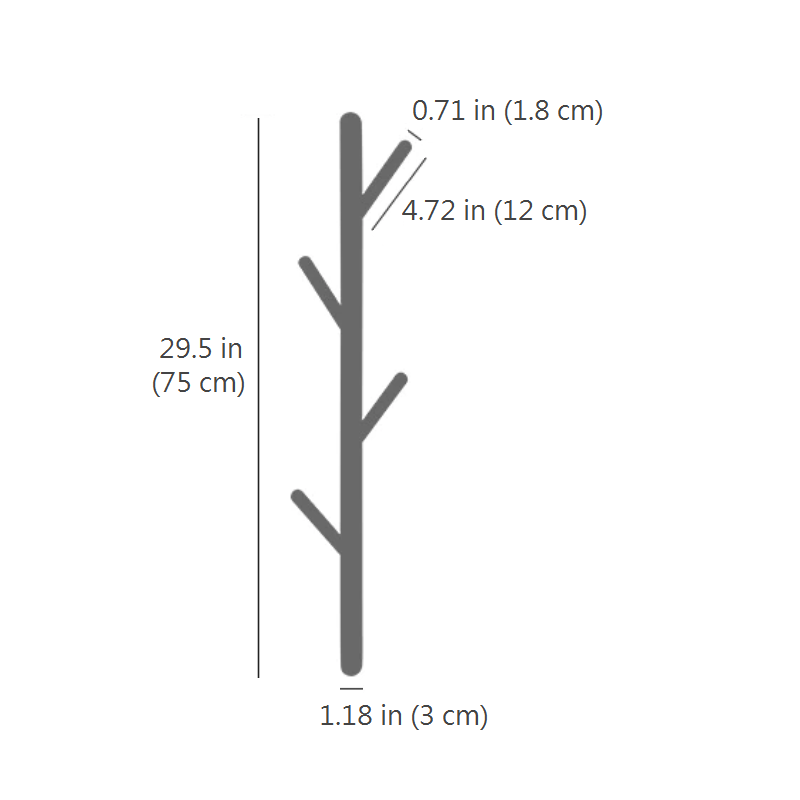 Minimalist Tree Branch Style Coat Hanger