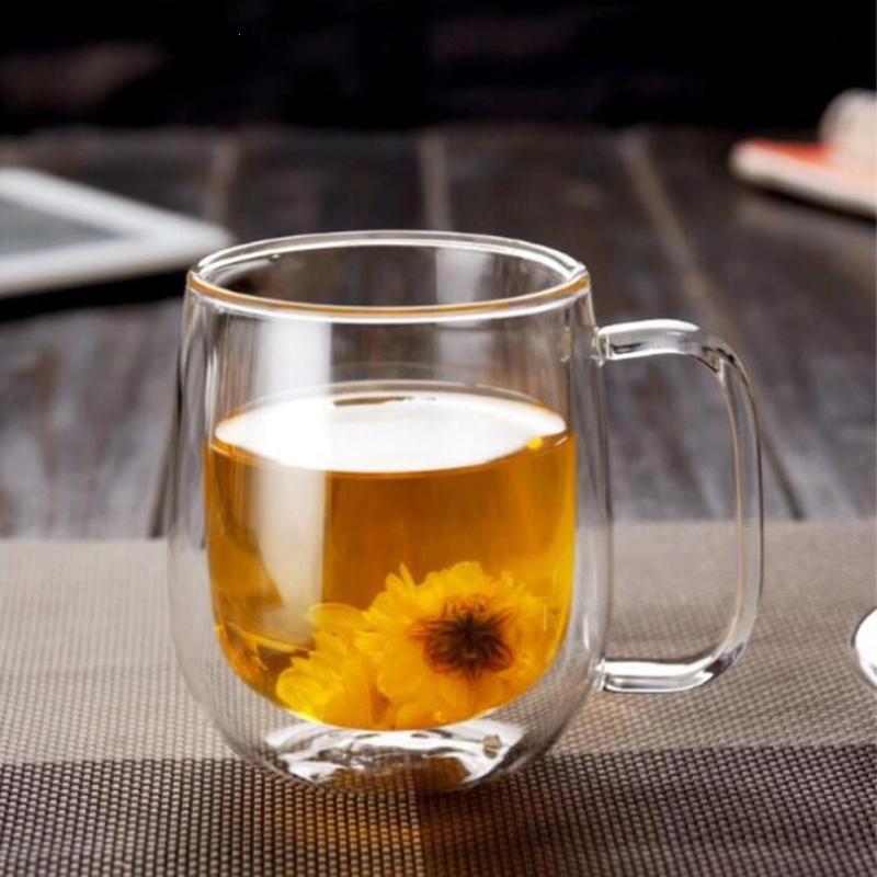 Double Wall Glass Coffee Mug