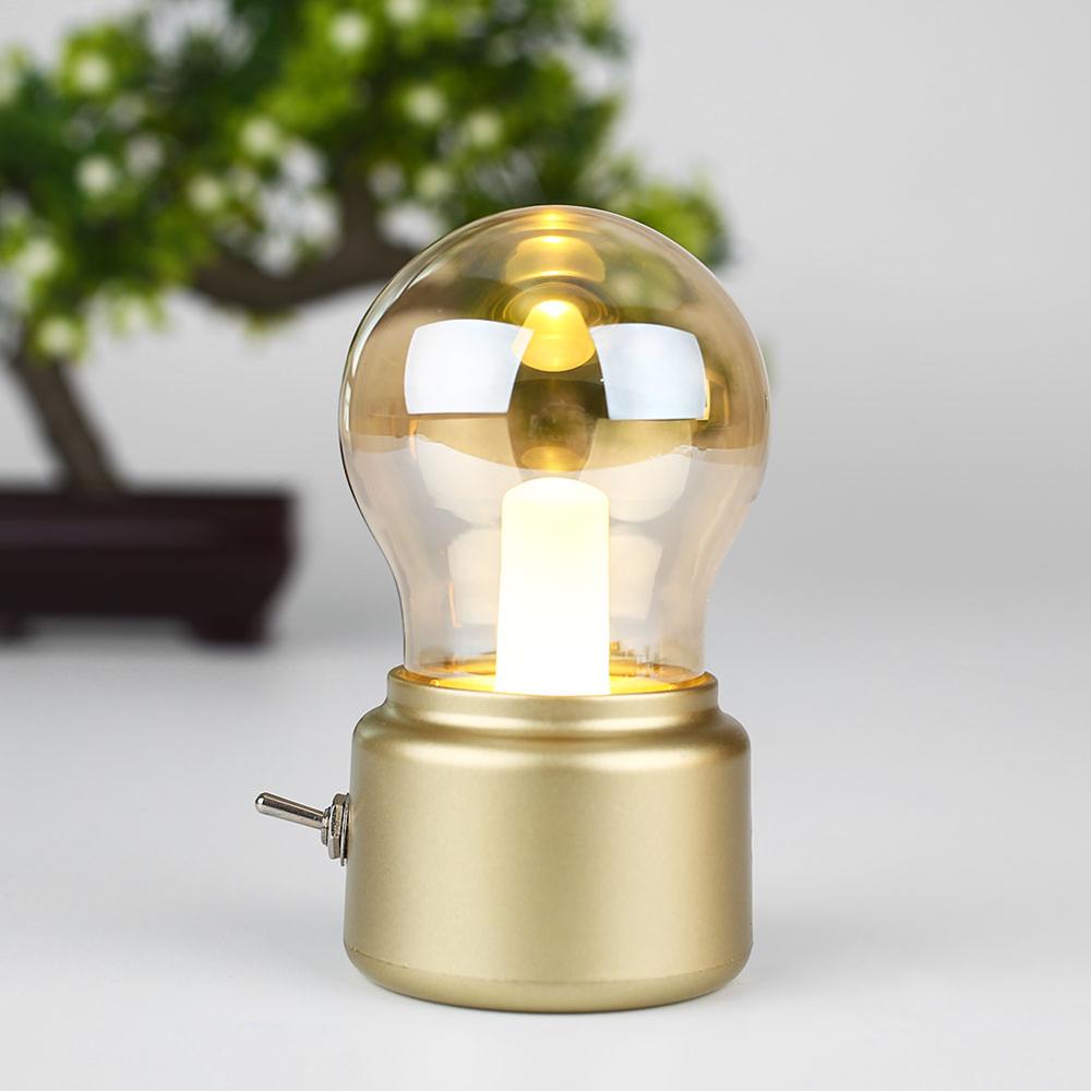Vintage Light Bulb Style Night Lamp