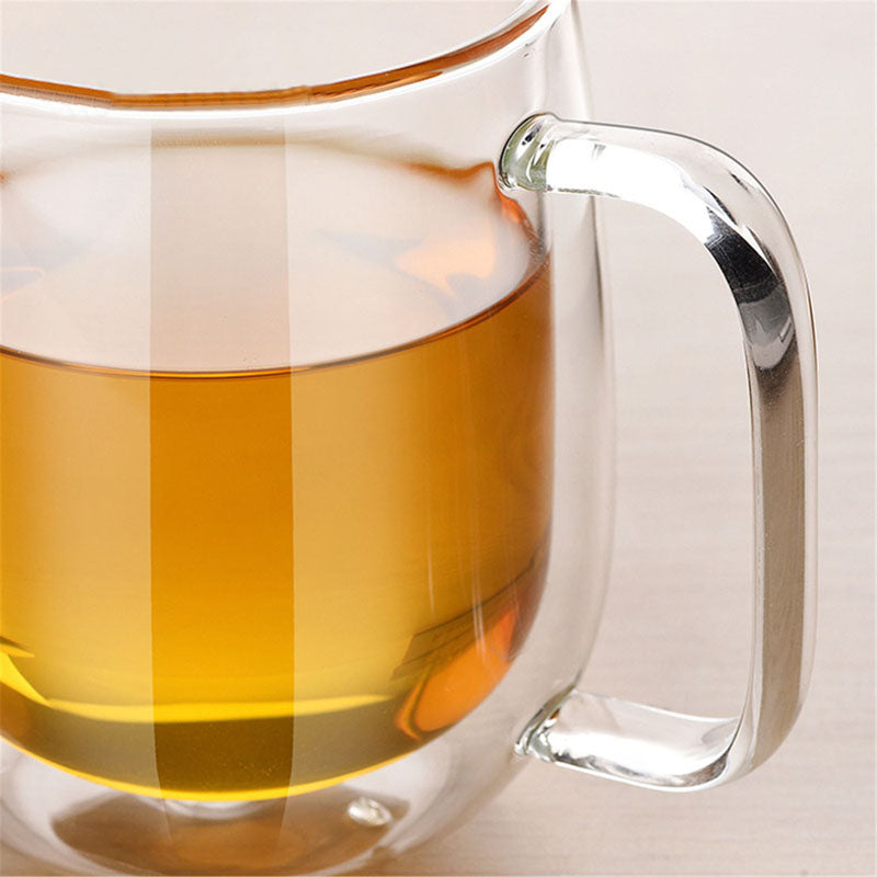 Double Wall Glass Coffee Mug