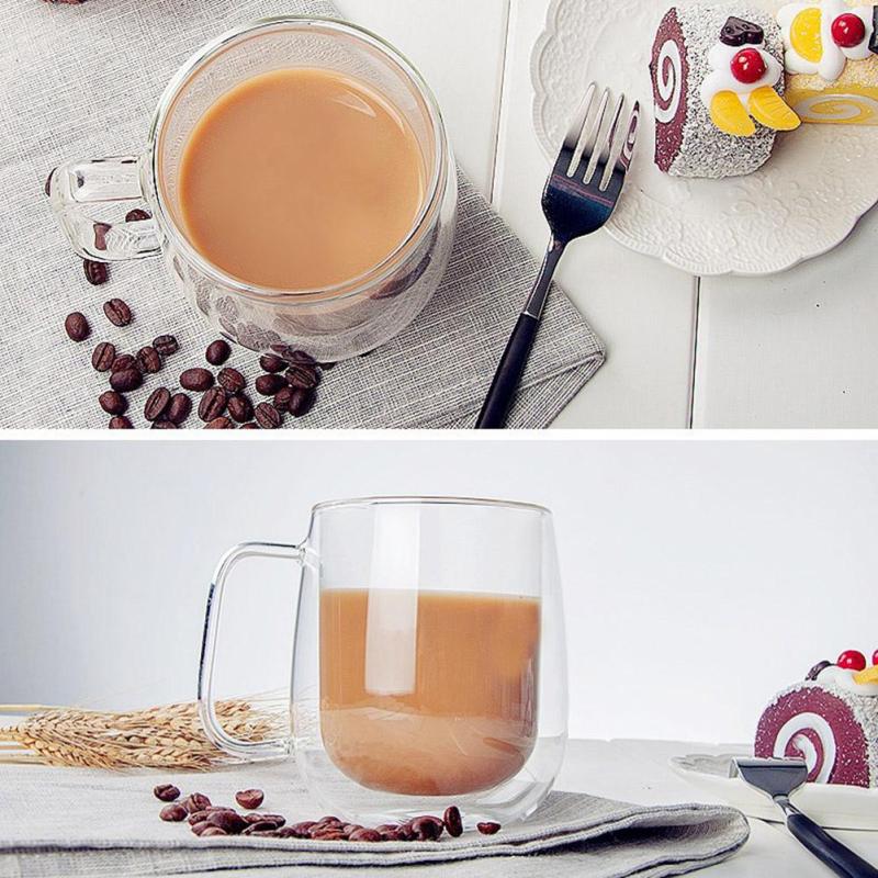 Double Wall Glass Coffee Mug