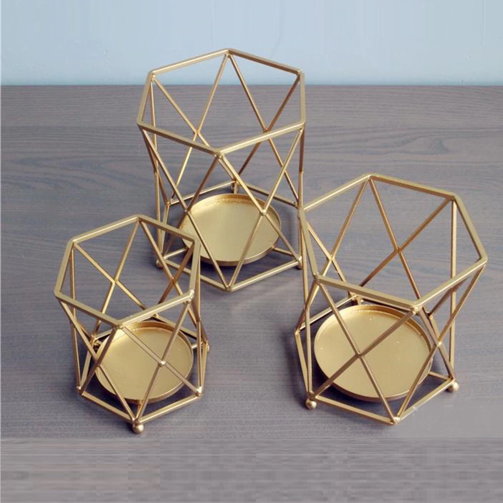 Minimalist Geometric Pillar Candle Holder