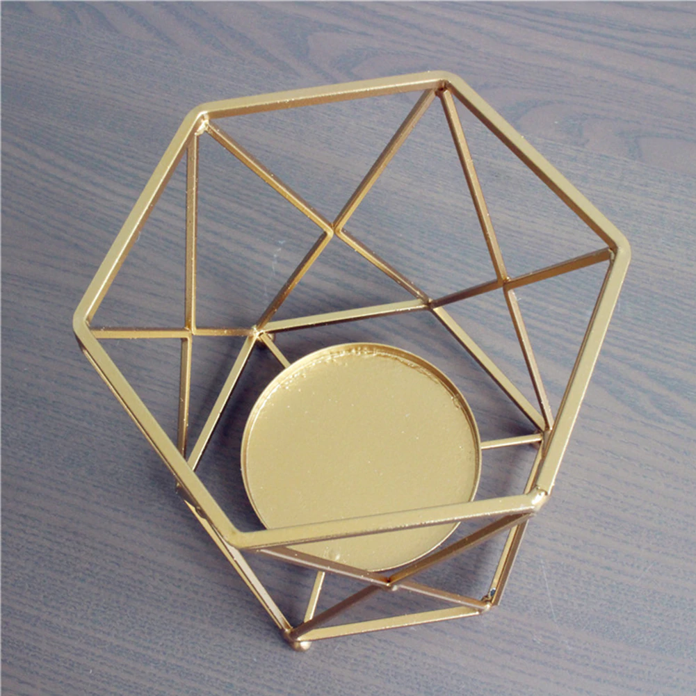 Minimalist Geometric Pillar Candle Holder