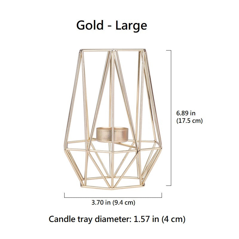 Minimalist Geometric Votive Candle Holder