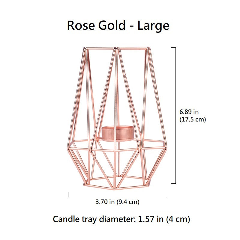 Minimalist Geometric Votive Candle Holder