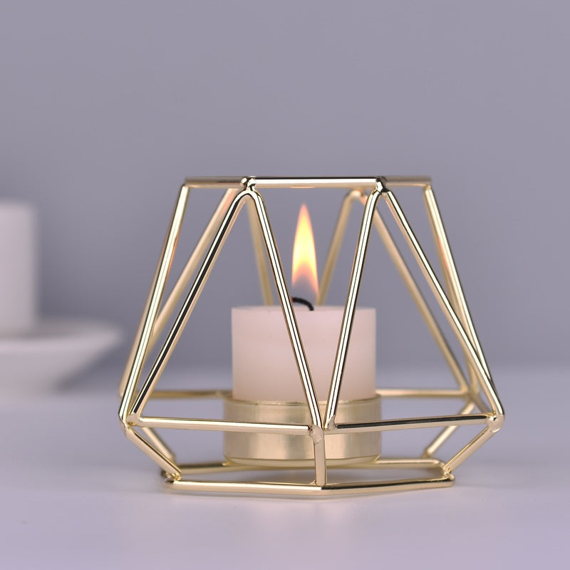 Minimalist Geometric Votive Candle Holder