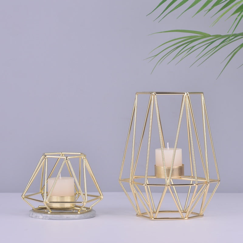 Minimalist Geometric Votive Candle Holder