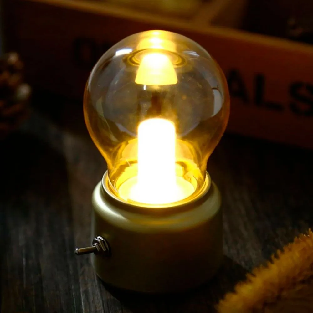 Vintage Light Bulb Style Night Lamp