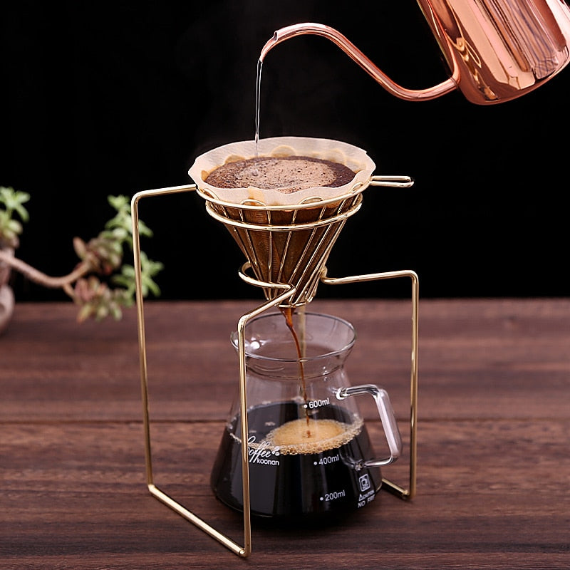 Minimalist Coffee Dripper & Stand