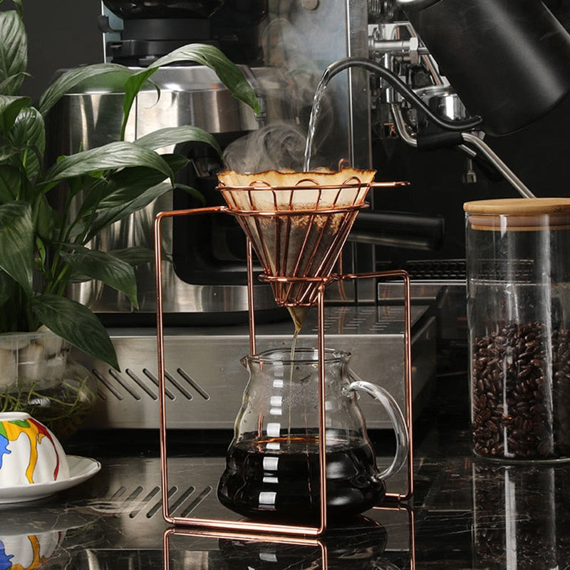 Minimalist Coffee Dripper & Stand
