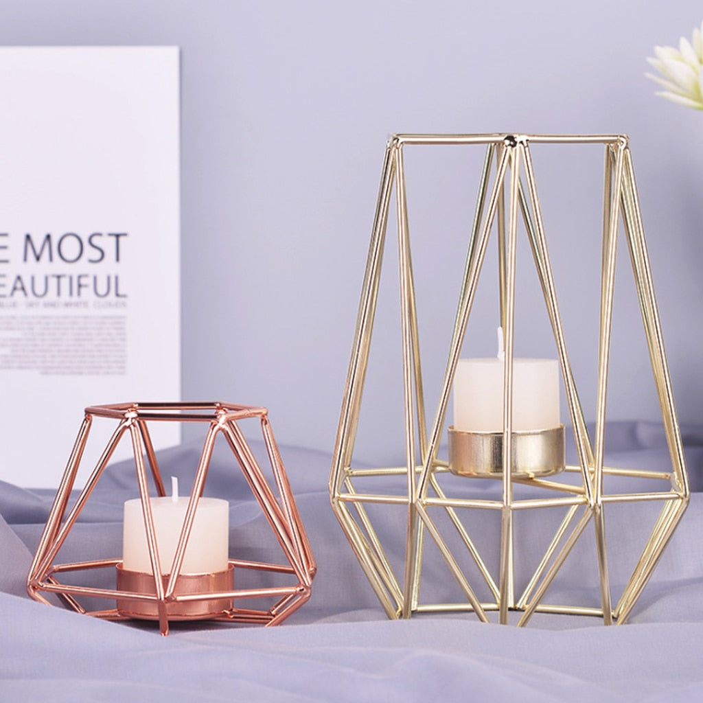 Minimalist Geometric Votive Candle Holder