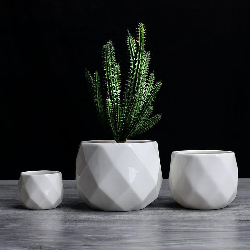 Paragon Diamond Ceramic Succulent Pot