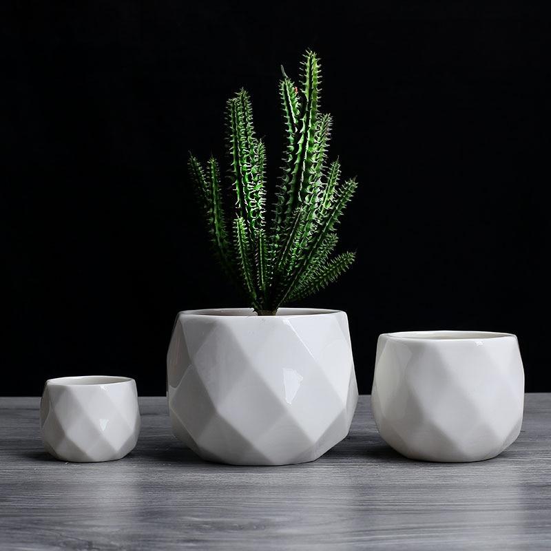 Paragon Diamond Ceramic Succulent Pot