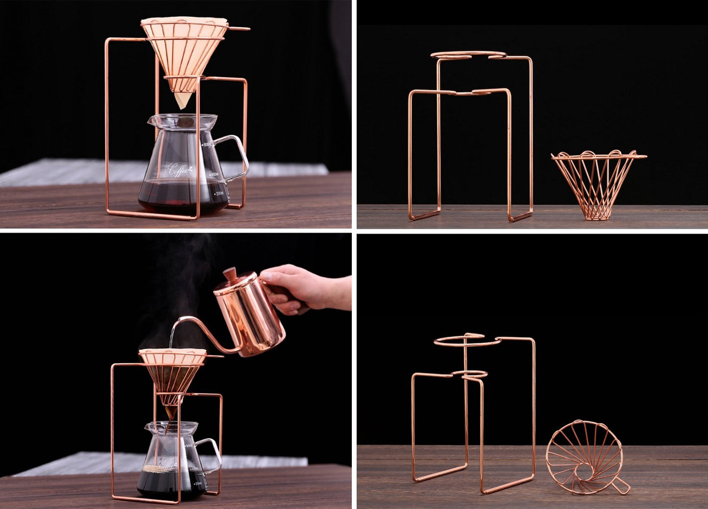 Minimalist Coffee Dripper & Stand