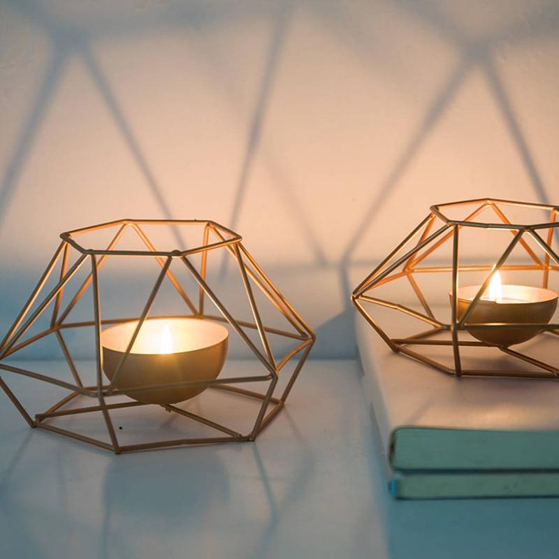 Minimalist Geometric Tealight Holder