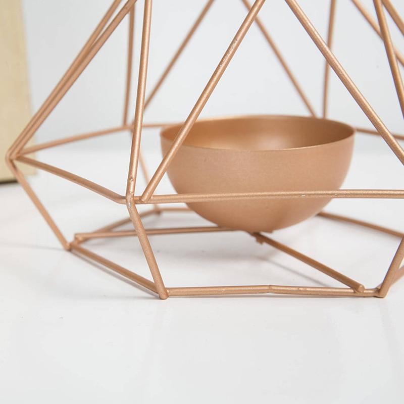 Minimalist Geometric Tealight Holder