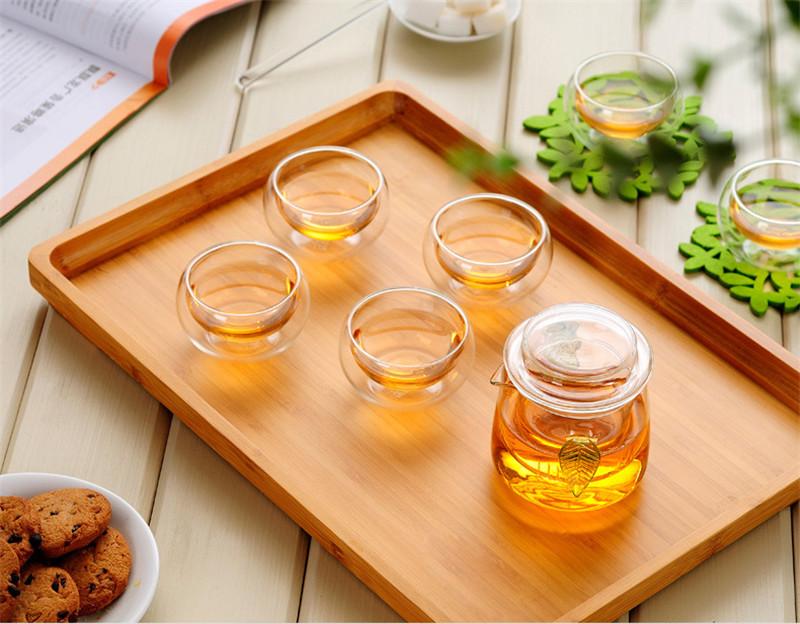 Double Wall Glass Tea Cup