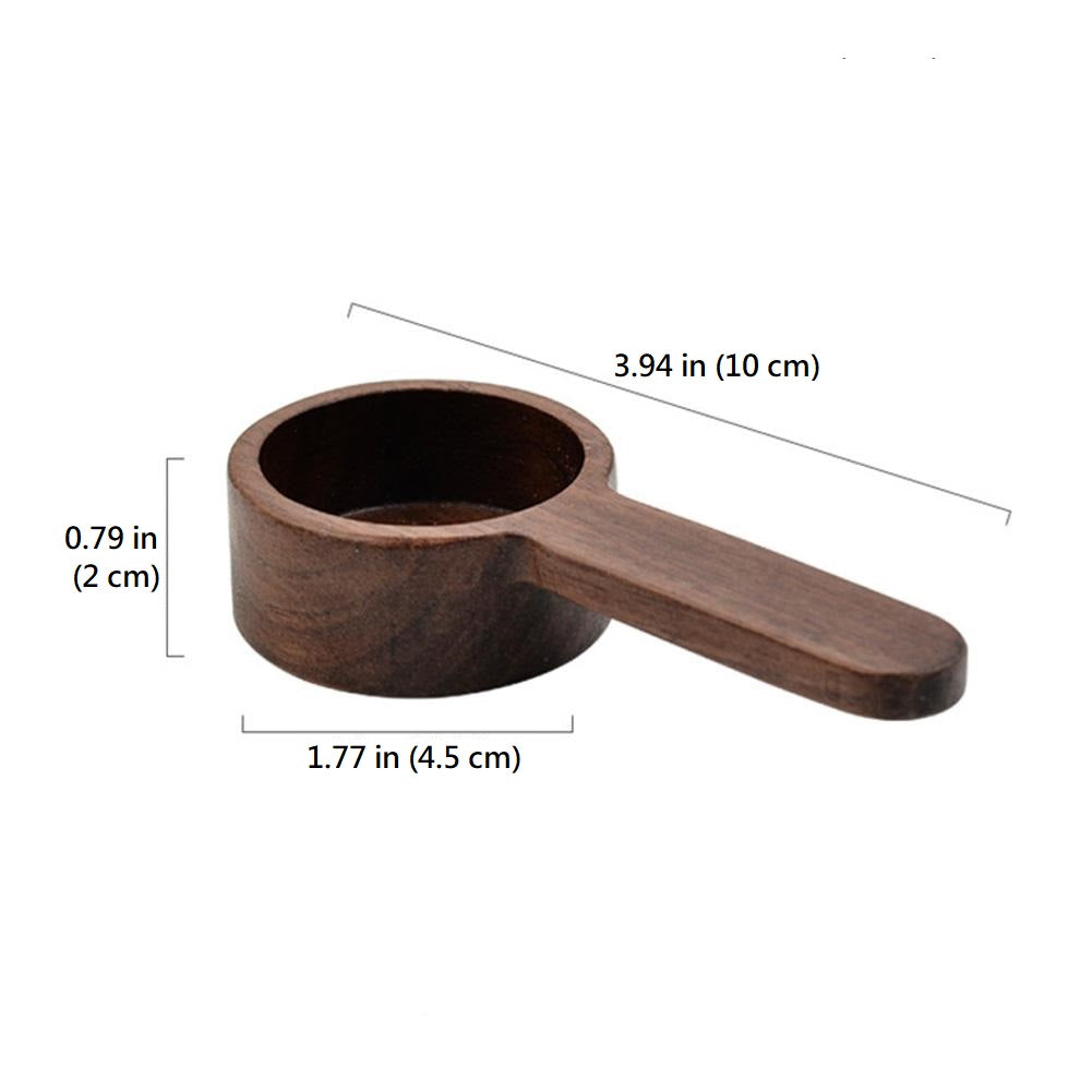 Black Walnut Wooden Coffee Scoop