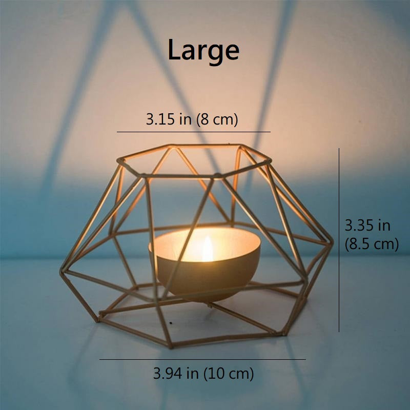 Minimalist Geometric Tealight Holder