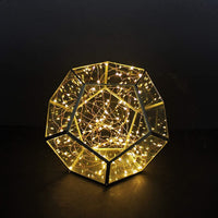 Dodecahedron Geometric Tabletop Glass Terrarium