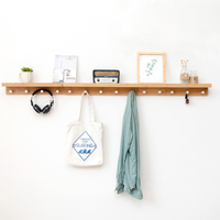 Floating Wall Shelf & Coat Rack