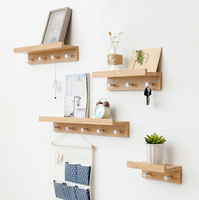 Floating Wall Shelf & Coat Rack