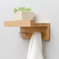 Floating Wall Shelf & Coat Rack