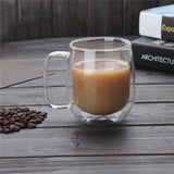 Double Wall Glass Coffee Mug