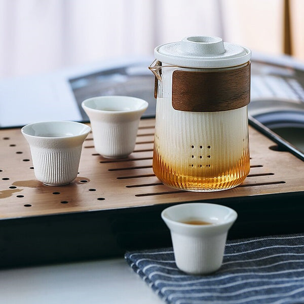 Minimalist Beaker Style Portable Tea Brewing Set – Yes Please n