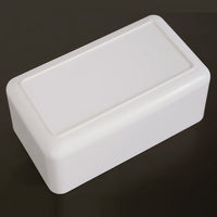 Modish White Tissue Box