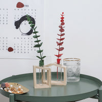 Birdhouse Style Tabletop Plant Vase