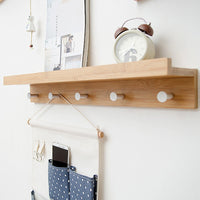 Floating Wall Shelf & Coat Rack