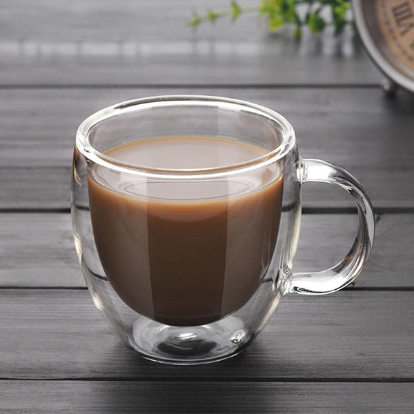 Double Wall Glass Coffee Cup