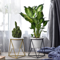 Minimalist Geometric Plant Stand