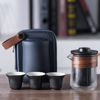 Minimalist Beaker Style Portable Tea Brewing Set